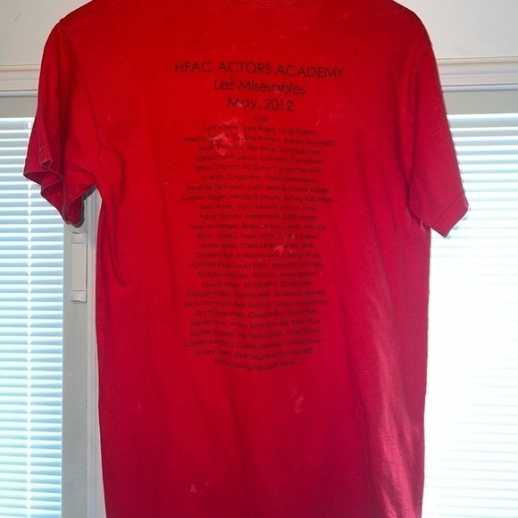 ❤️3 for $10 Les miserable show tee shirt sz Small - Picture 4 of 4